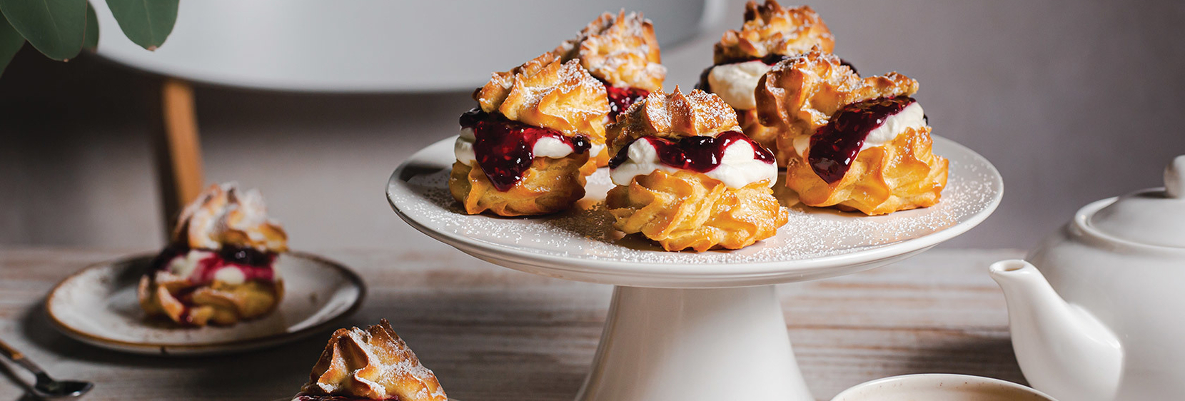 Sylter Windbeutel mit Blitz-Kompott