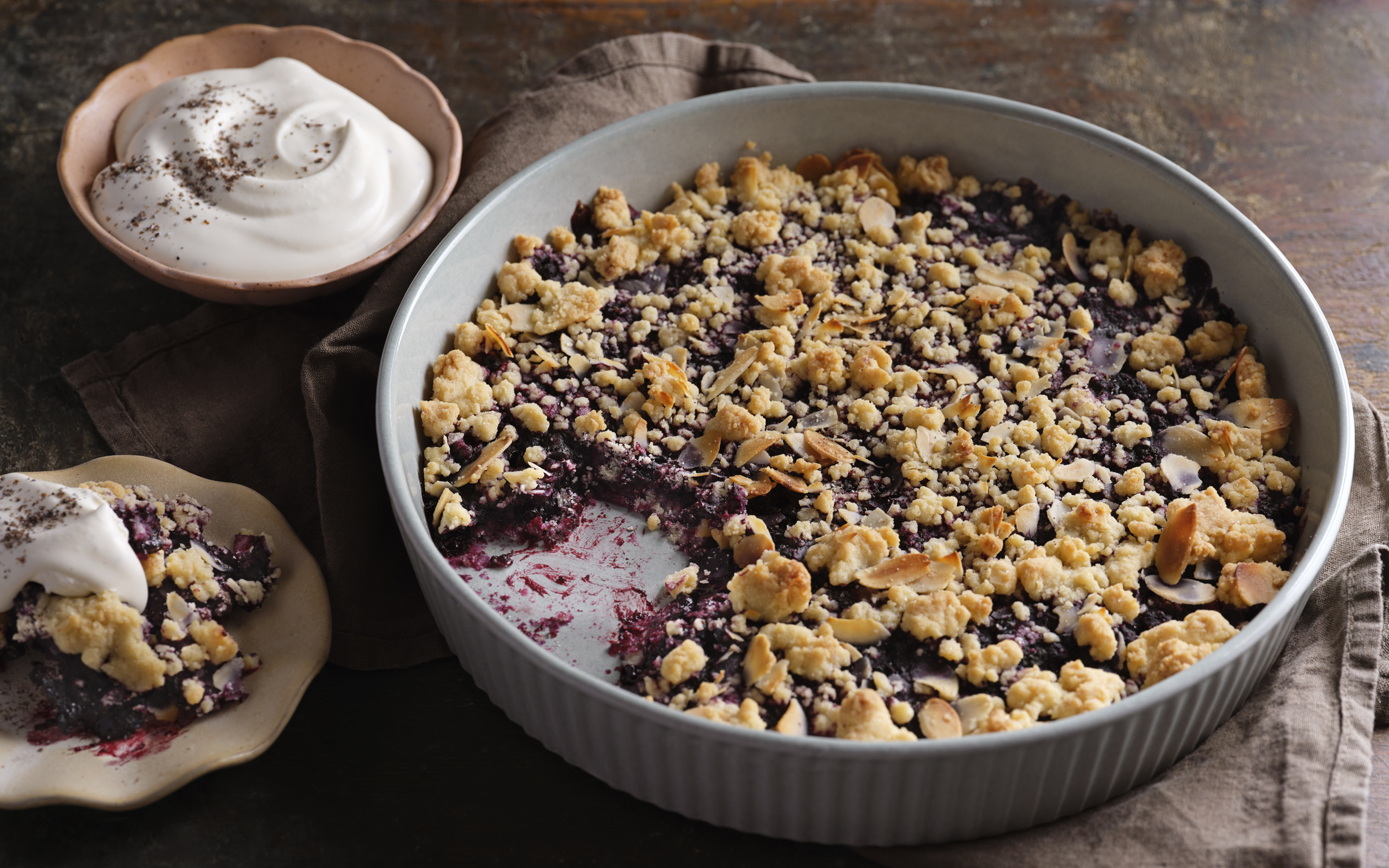 Glutenfri blåbärspaj 