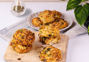 Μπιφτέκια με μπρόκολο και μοτσαρέλα