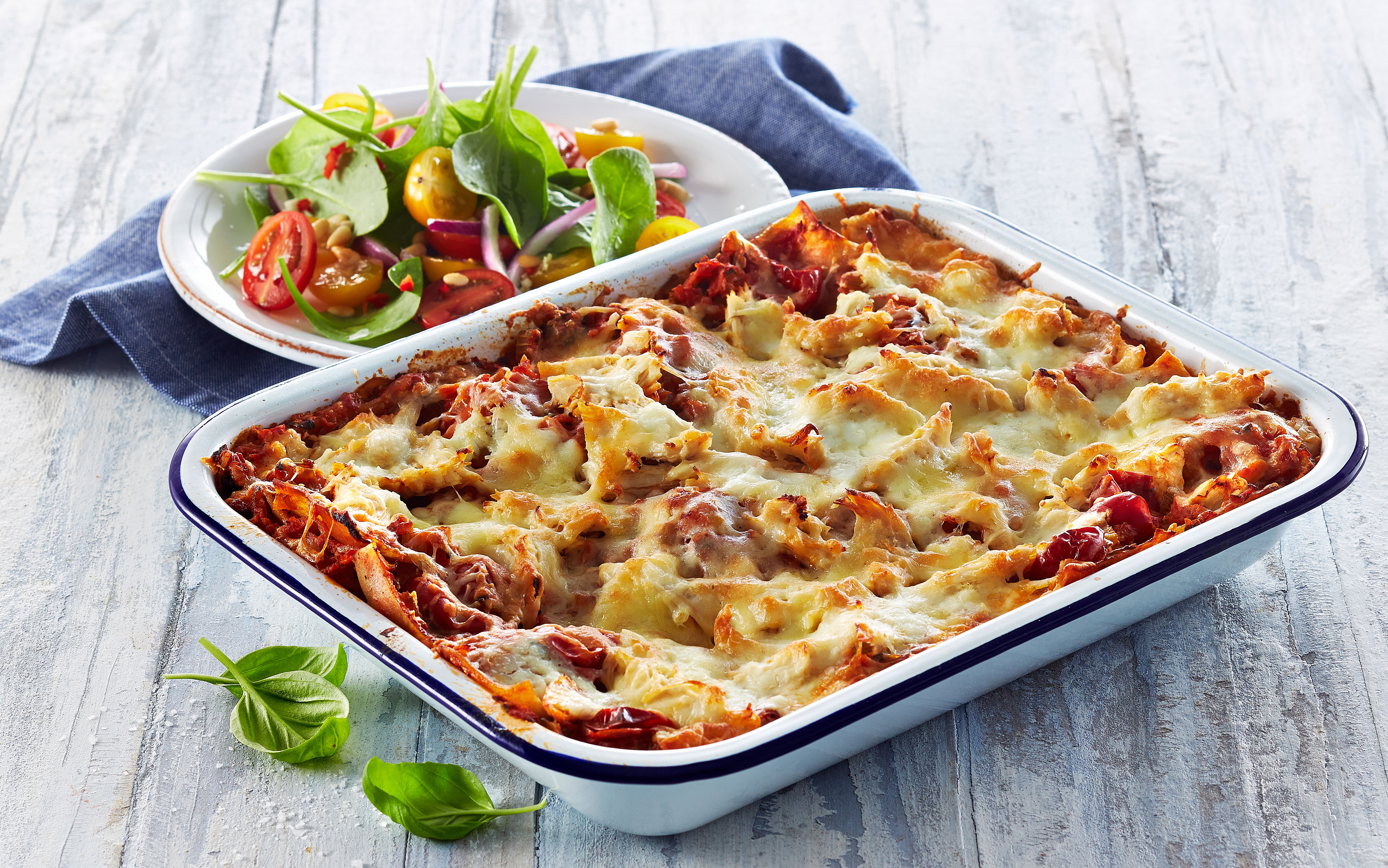 Λαζάνια με cottage cheese