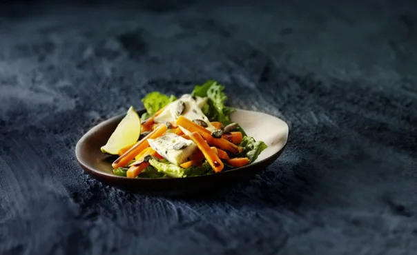 Marinated Carrots with Pumpkin Seeds