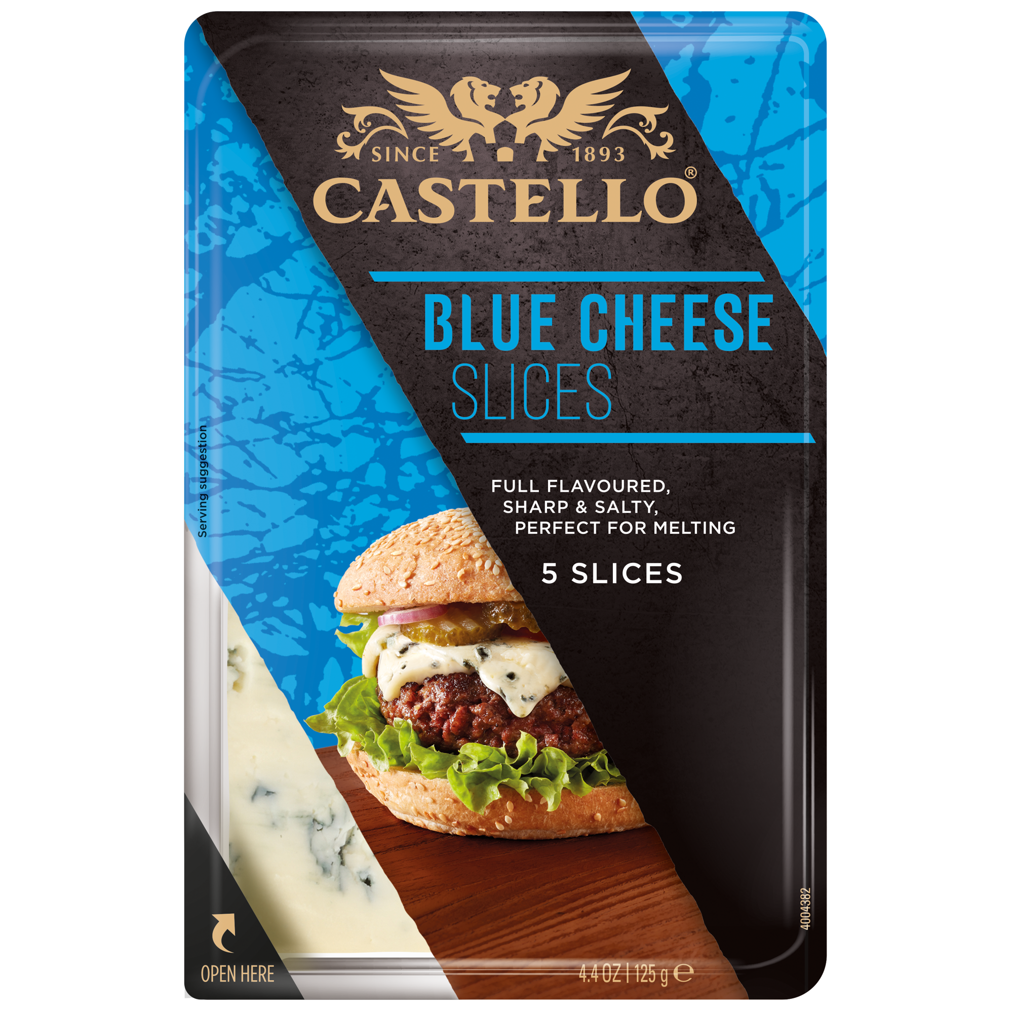Castello Blue Cheese Slices 125g