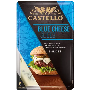 Castello Blue Cheese Slices 125g