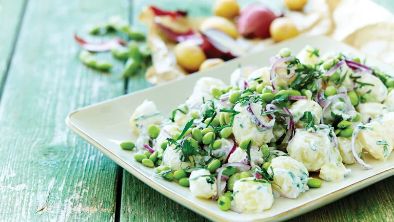 Kartoffelsalat med peberrodsskyr