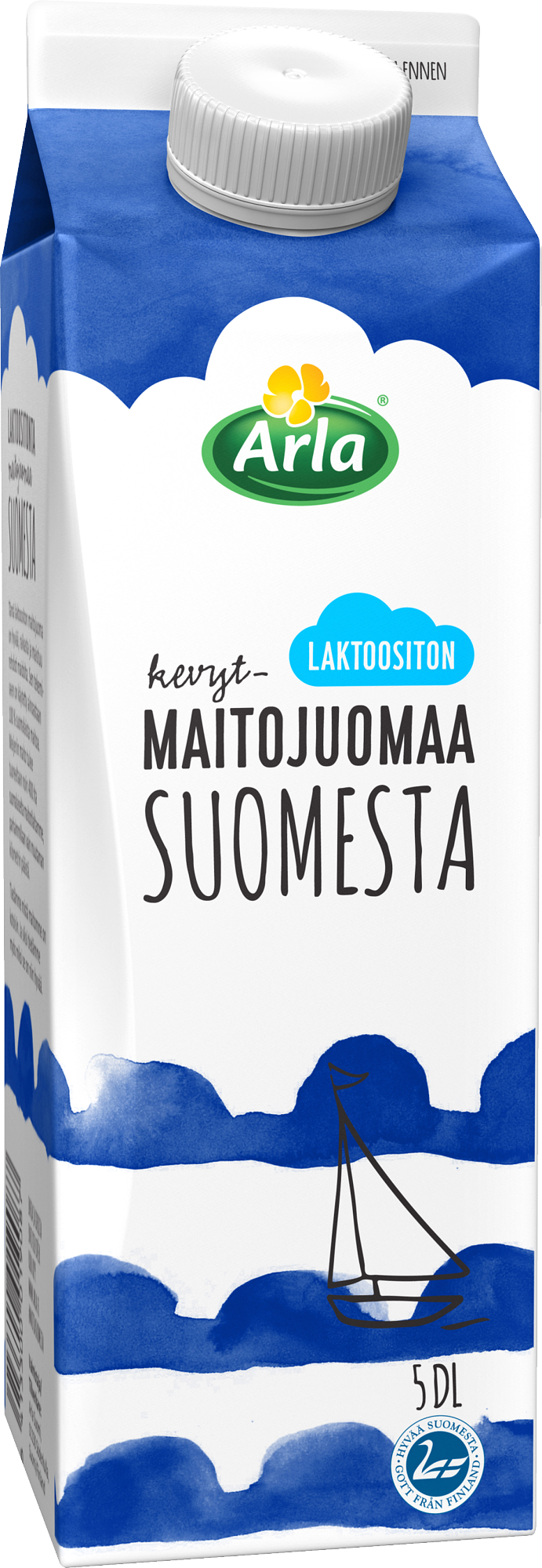 Arla Laktoositon Kevytmaitojuoma Suomi 5dl (ESL)