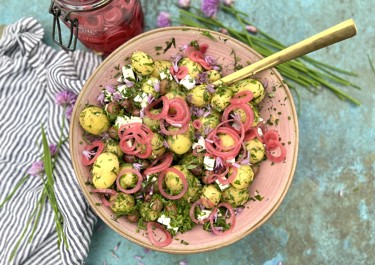 Grøn kartoffelsalat