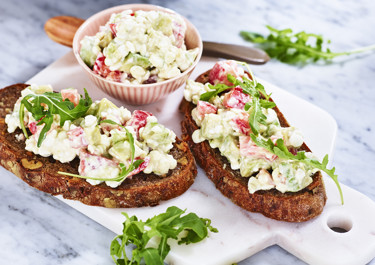 Bruschetta med avokado