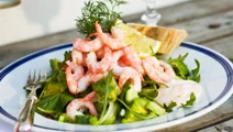 Rejesalat med Rhode island dressing