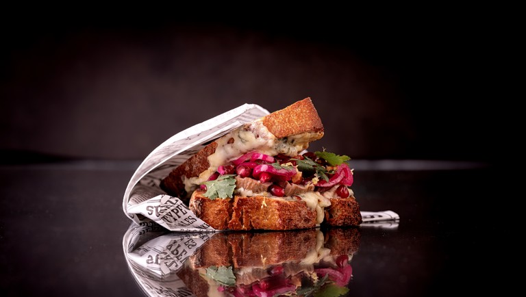 Blue cheese gourmet toast
