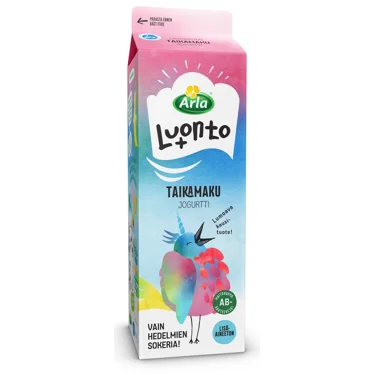 Arla Luonto+ taikamaku AB-jogurtti 1kg laktoositon