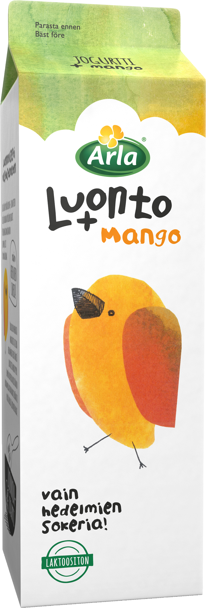 Arla Luonto+ AB mangojogurtti 1kg laktoositon