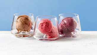 Laktosfri och snabb yoghurtglass