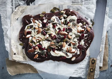 Chokoladeplade med fyld