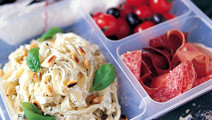 Pasta med charkuterier