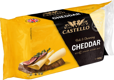 Castello® Artfully Authentic Cheddar Juusto