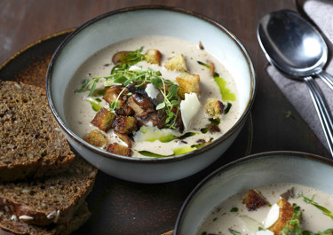 Italiensk svampsoppa