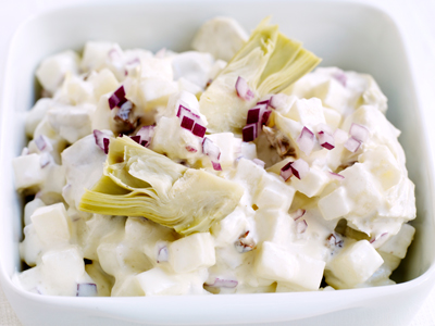 Potatis- och kronärtskocksröra