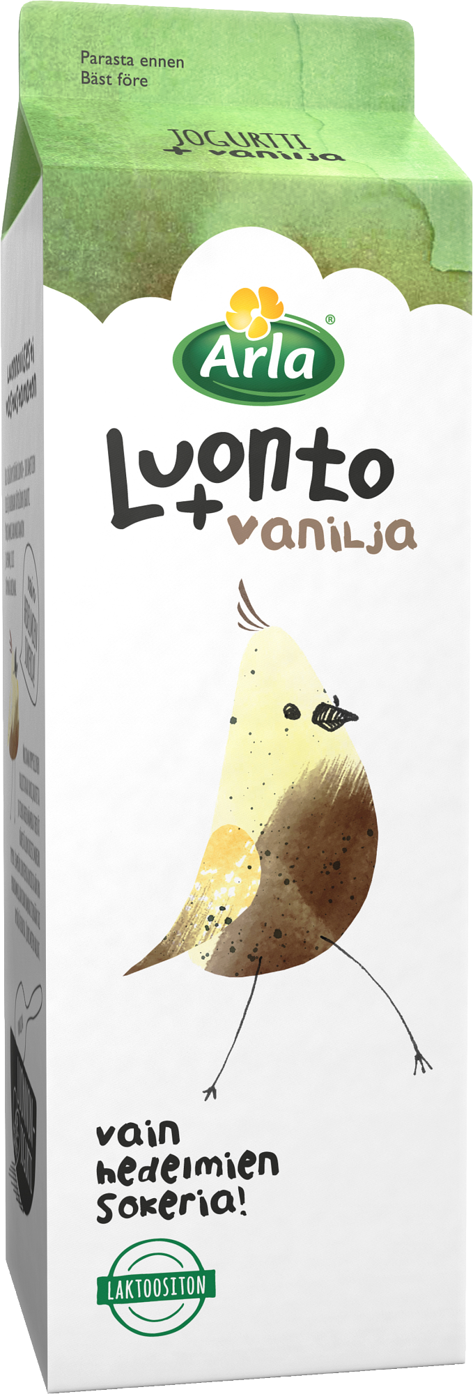 Arla Luonto+ AB vaniljajogurtti 1kg laktoositon