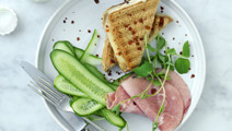Toast a la croque monsieur