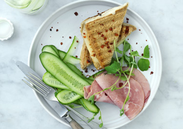 Toast a la croque monsieur