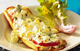 Grekisk gratinerad macka