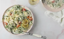 Creamy Garlic & Herb Lemon Orzo