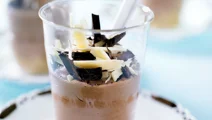 Chokladcheesecake i glas