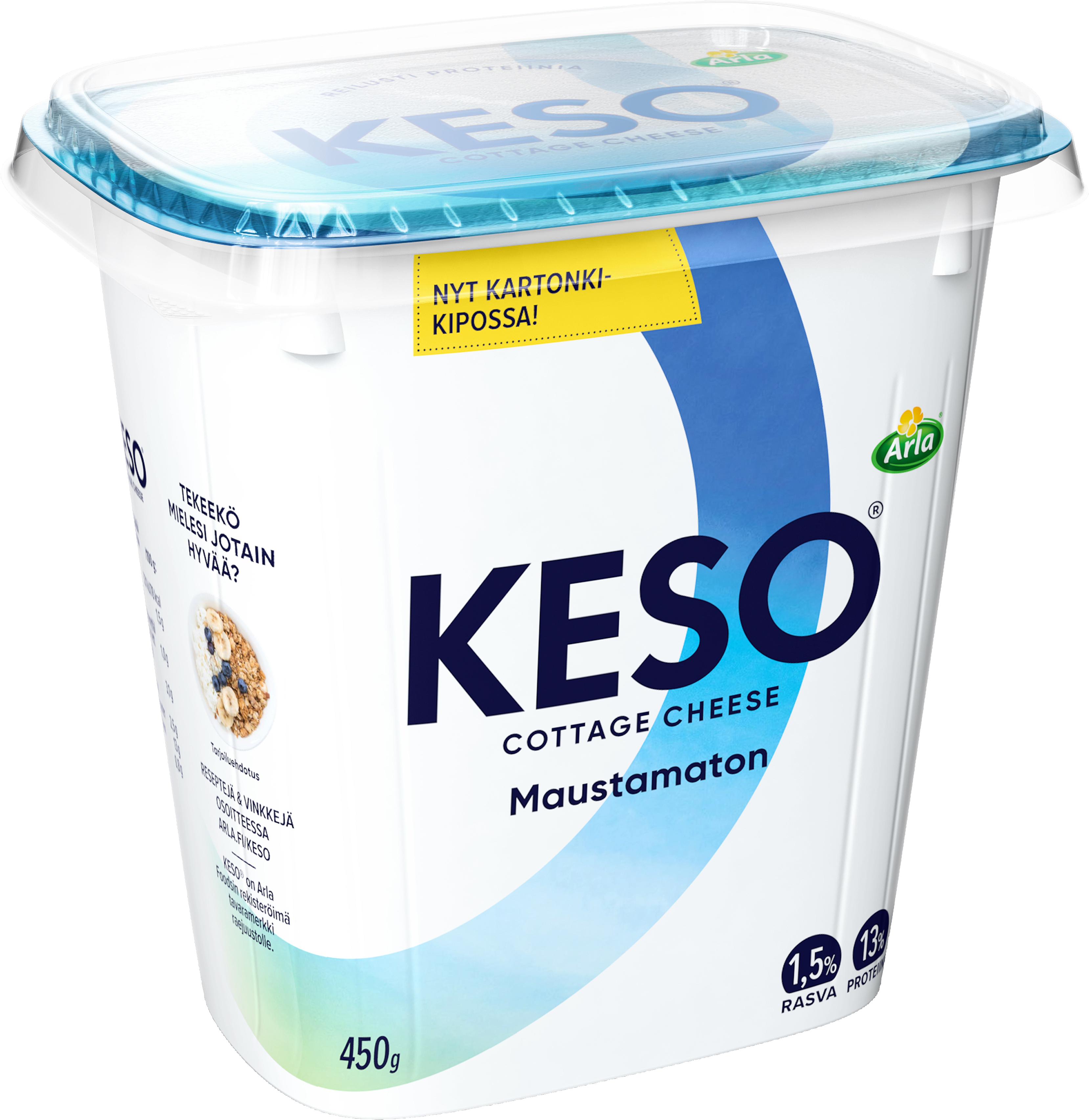 Arla Keso maustamaton raejuusto 1,5% 450g