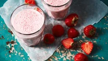 Smoothie med jordgubb