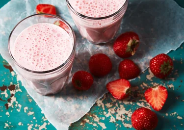 Smoothie med jordgubb