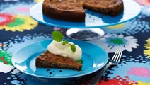 Knäckig kladdkaka