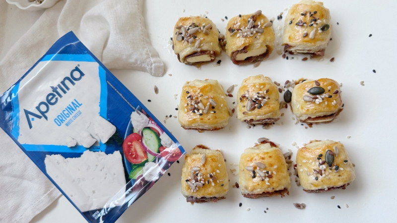 Rolls de anchoas y miel con Arla Apetina