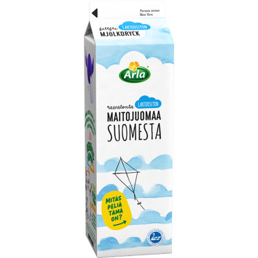 Arla Laktoositon Rasvaton Maitojuoma Suomi 1L (ESL)