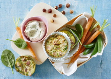 Proteiinipitoiset kananmunamuffinssit