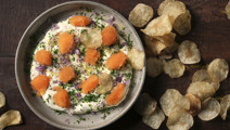 Löjromschips