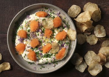 Löjromschips