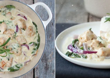Creamy chicken casserole