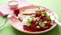 Quinoa med rödbetor och kyckling
