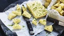 Vit chokladtryffel med lime
