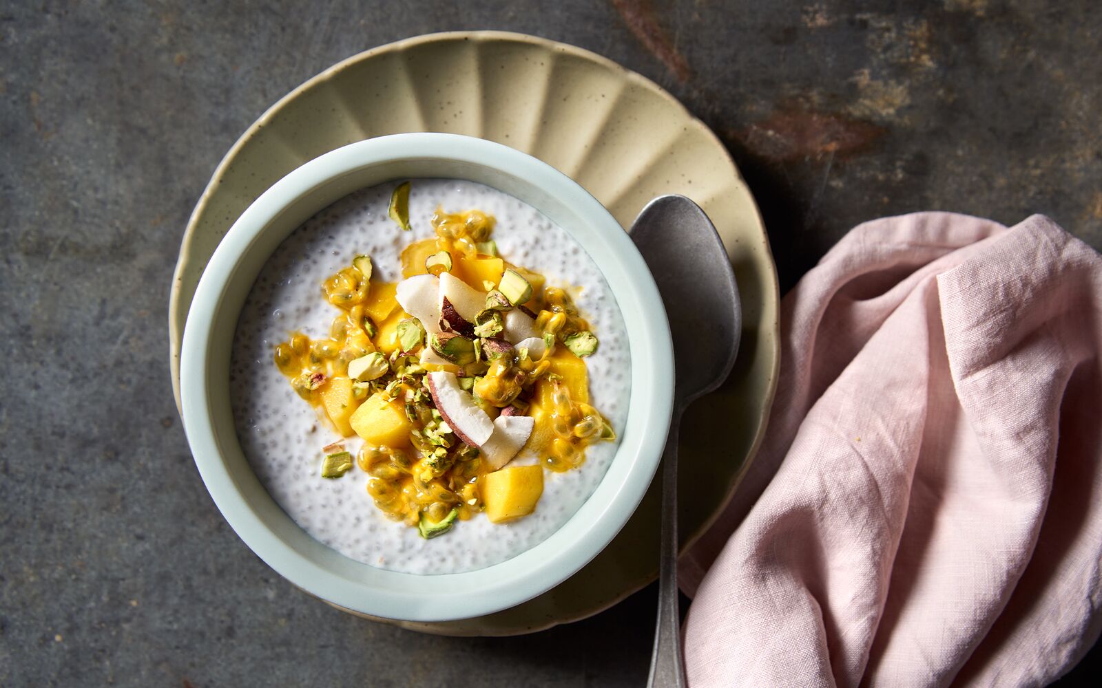 Chiapudding med kokosmjölk