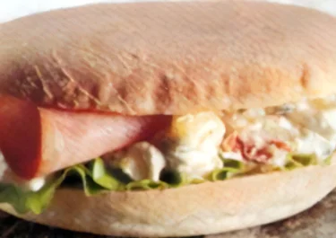 Mackor med potatis- och skinkfyllning
