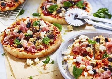 Pizza Italiano med vitost