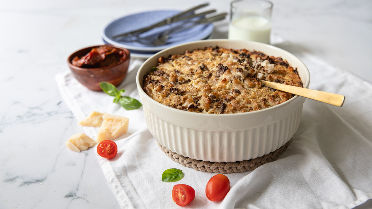 Juustoinen makaronilaatikko