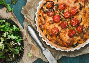 Tacopaj med sötpotatis och grönsaker