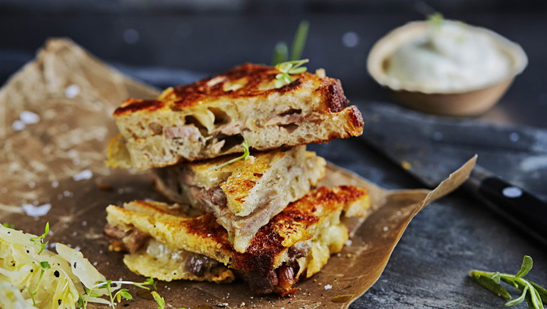 Porchetta toast