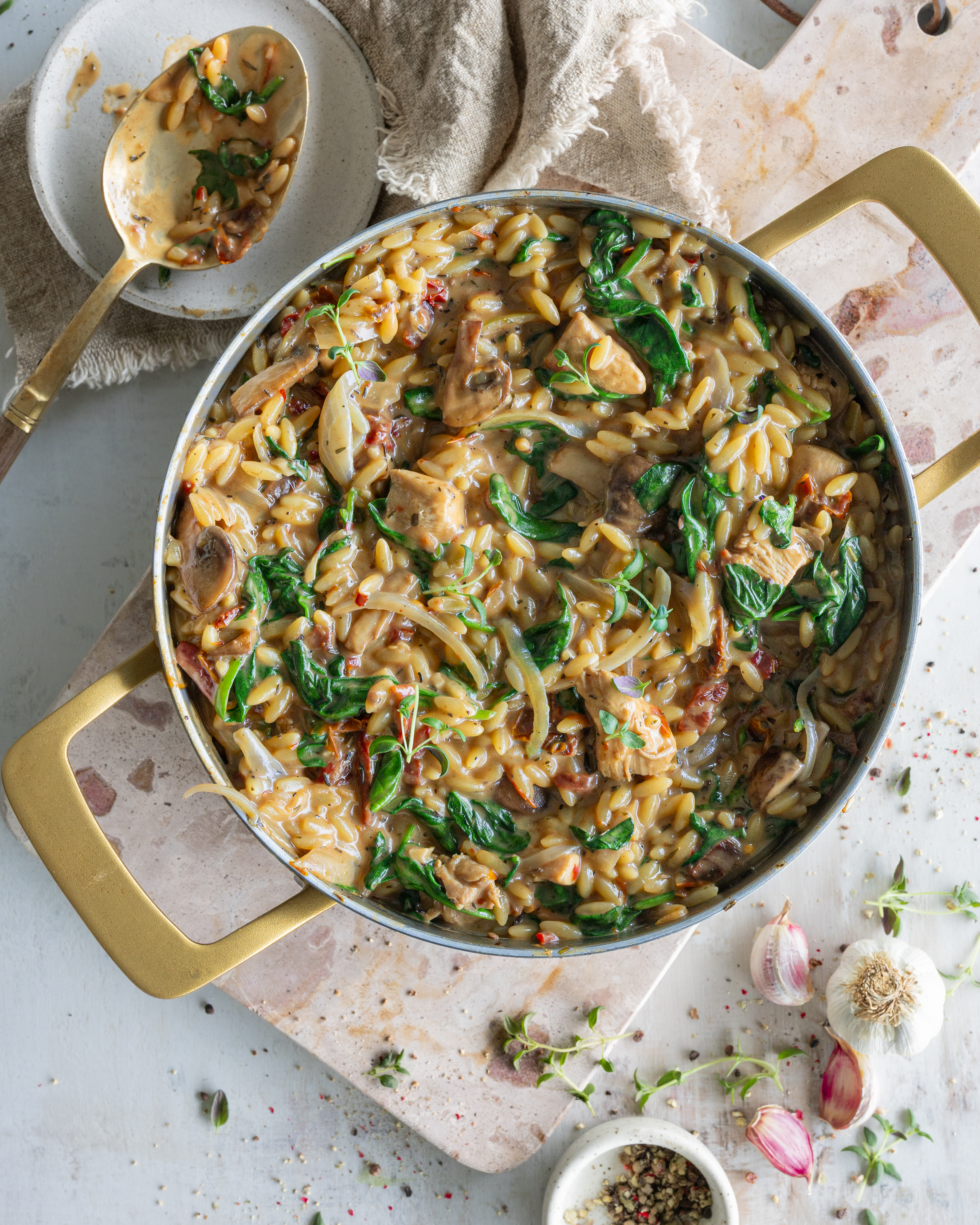 Marry me chicken orzo