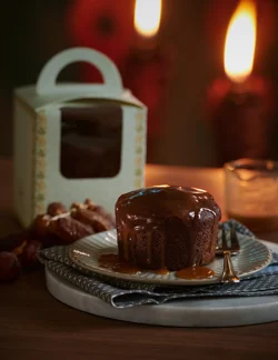 Sticky Date Mini Cake With Gula Melaka Butterscotch Sauce, ‘Kek Kurma Butterscotch’