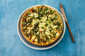 Hverdagstærte med grøntsagsrester