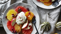 Citrussallad i advent med äpple och kanel