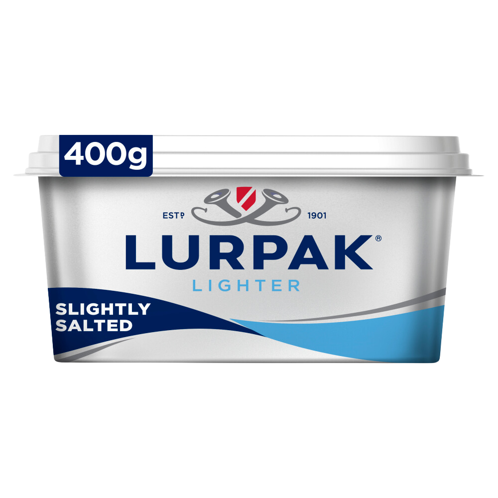 Lurpak Lighter Spreadable Slightly Salted Butter 400g